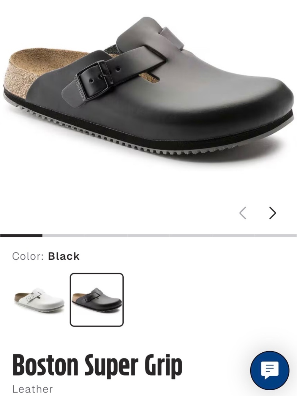 Birkenstock Boston super grip leather 38 EU